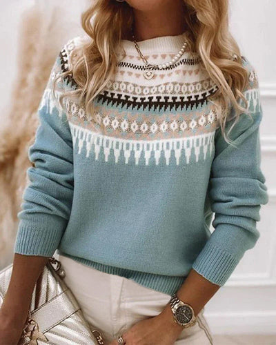 Haldora | Myk og Mønstret Genser