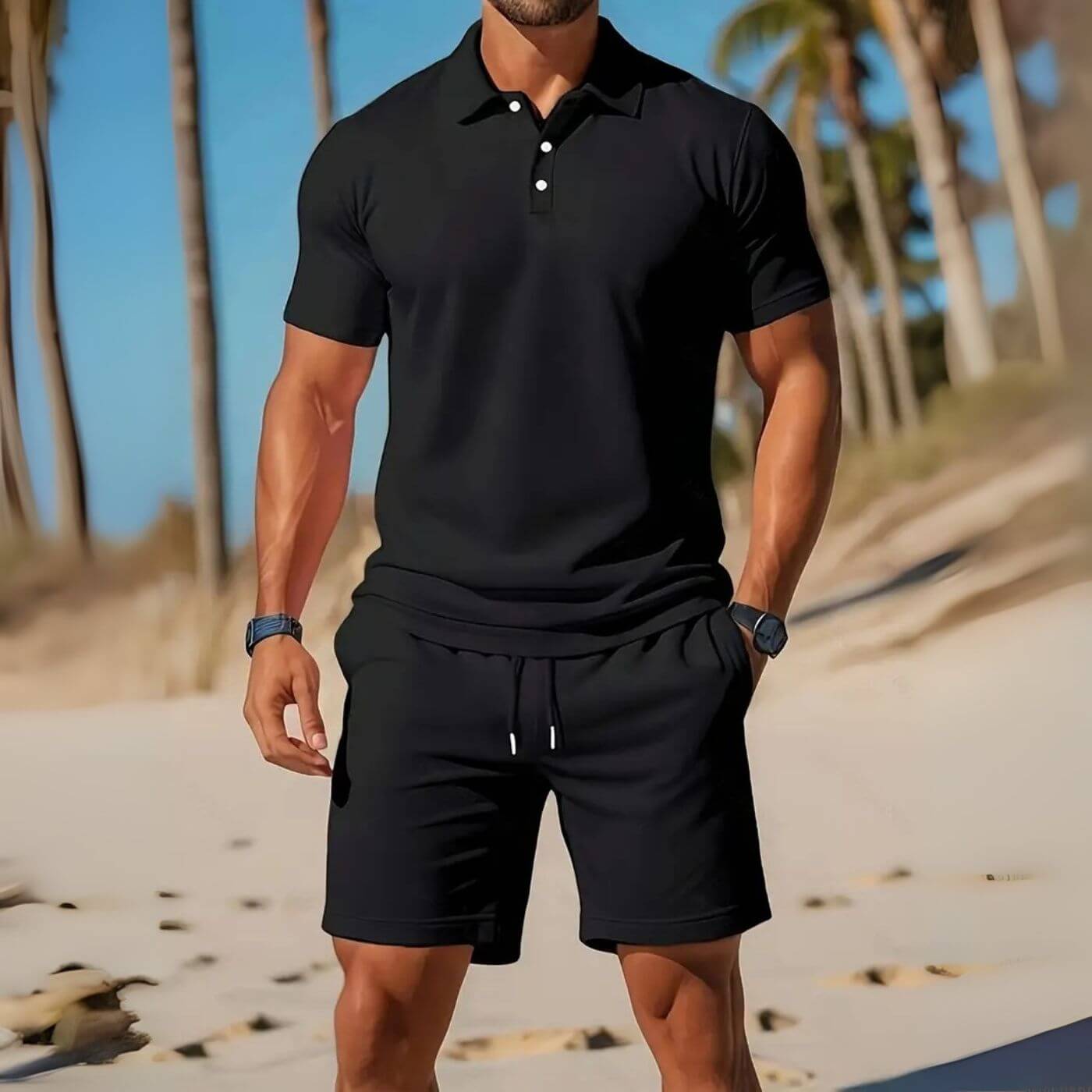 Halstein™ – Lett Polo Og Shorts Sett