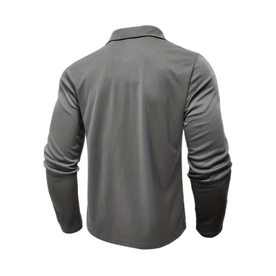 Leander™ - Komfortabel Langermet Piqueskjorte