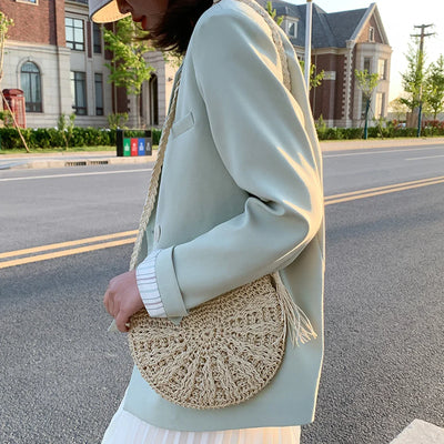 Eirinora | Heklet skulderveske i bohemsk stil