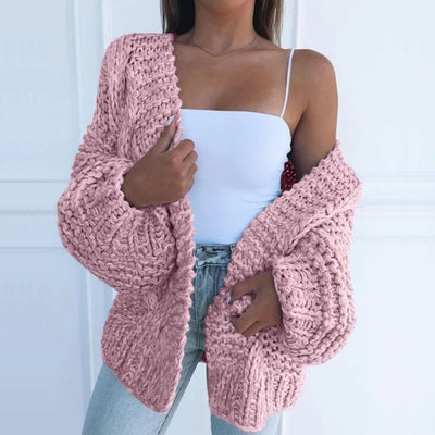 Lislaug | Håndstrikket Overdimensjonert Cardigan